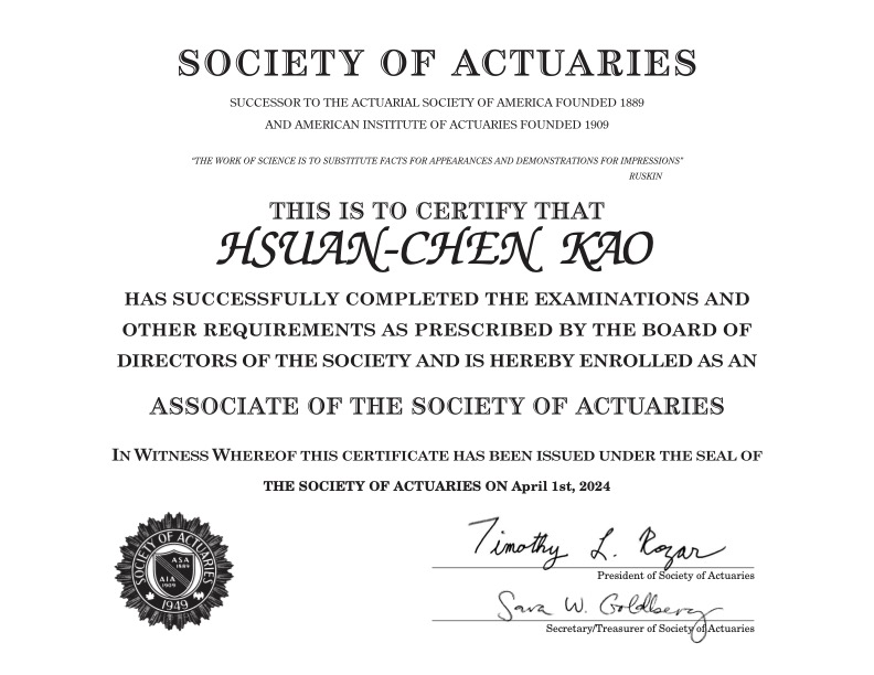 ASA Diploma